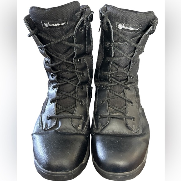Smith & Wesson Breach 2.0 Tactical Waterproof Side-Zip Boots Black Size 13R - Picture 2 of 13
